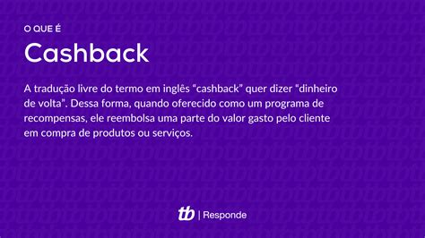 cashback significado em português